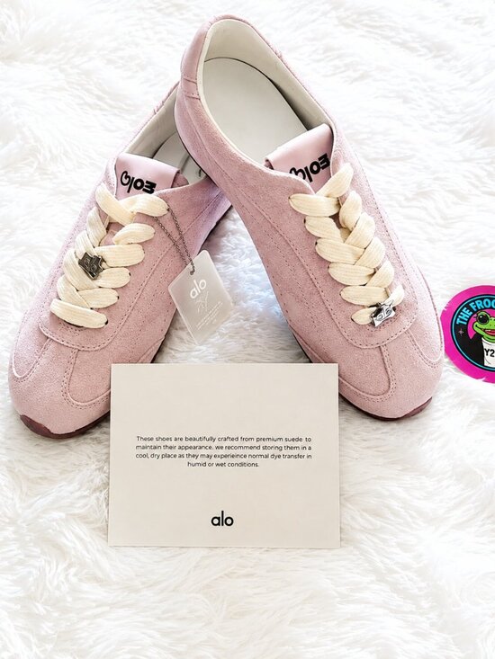 ALO Yoga Shoes - Alo Yoga x JISOO Sunset Sneakers Bloom Pink M7/W8.5 NWT